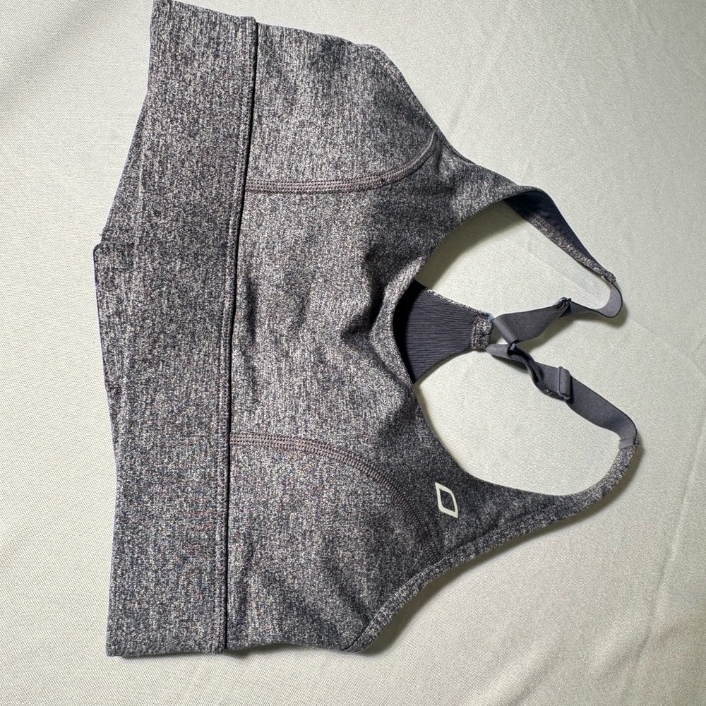 Gray Sports Bra
